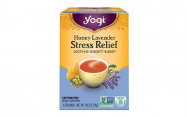 Yogi Honey Lavender Stress Relief Soothing Serenity Blend Tea  Box  16 pcs